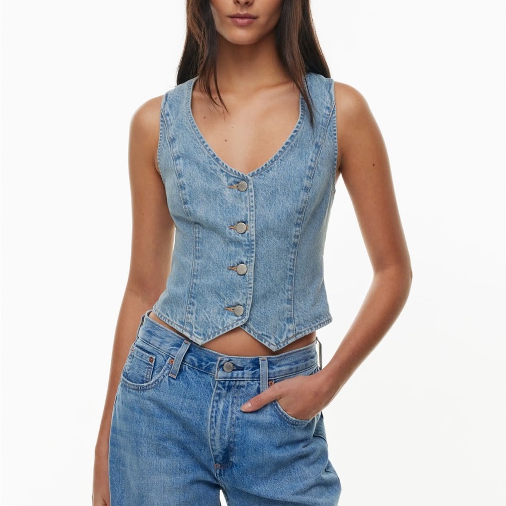Aritzia 90s Mia Denim Vest
